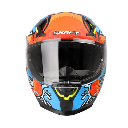CASCO SHAFT SH-562 OCTOFUN MATE AZUL NARANJA NEON