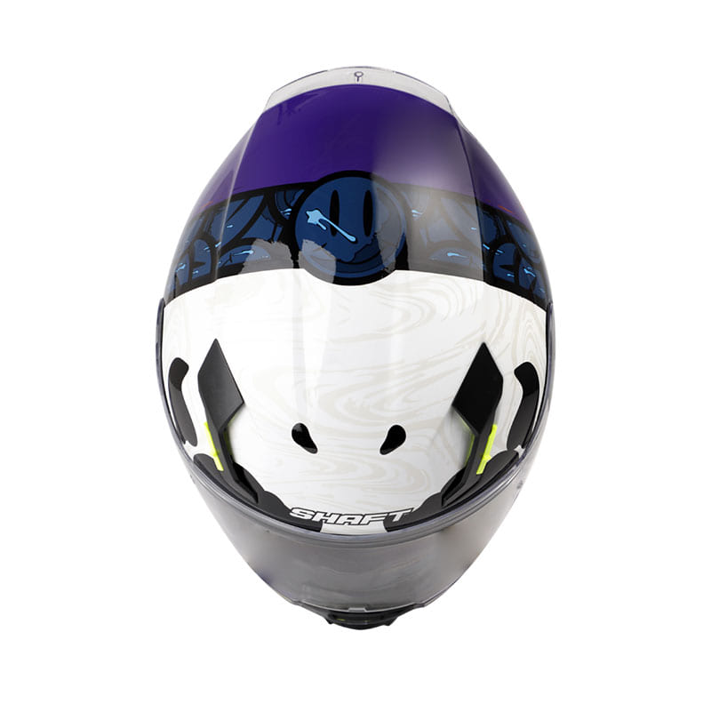 CASCO SHAFT SH-562 REBIRTH MORADO NEON AZUL NAVY