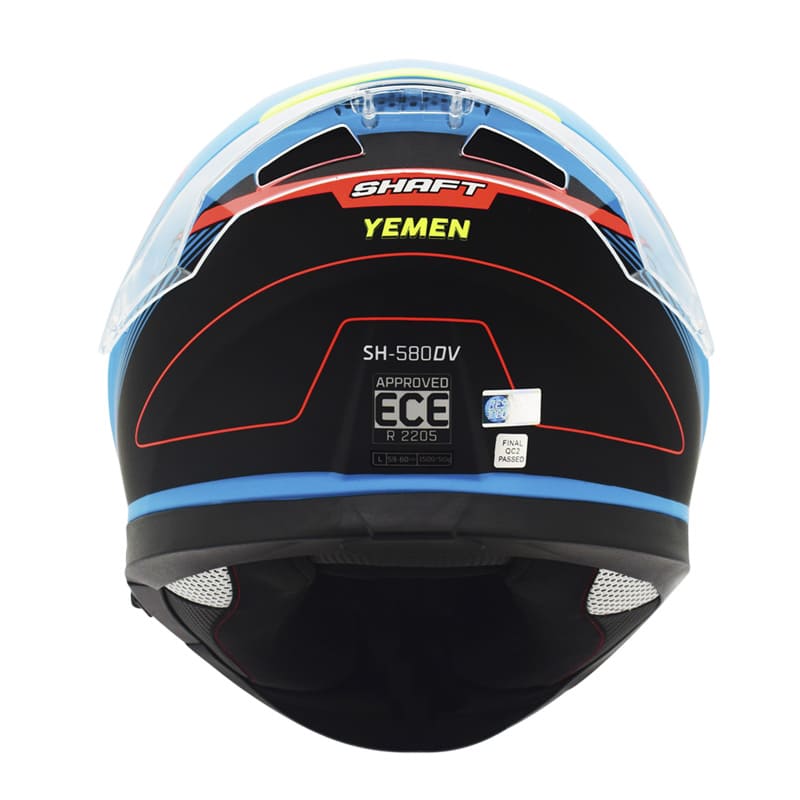 CASCO SHAFT SH-580DV YEMEN MATE AZUL AMARILLO NEON