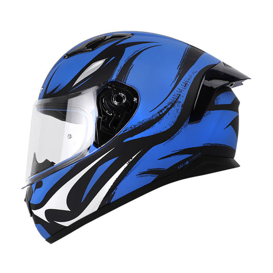 CASCO SHAFT SH-582SP FIERCE MATE NEGRO AZUL