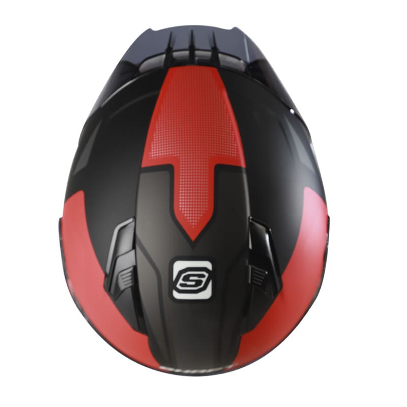 CASCO SHAFT SH-582SP LANCER MATE NEGRO ROJO