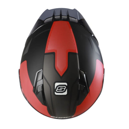 CASCO SHAFT SH-582SP LANCER MATE NEGRO ROJO