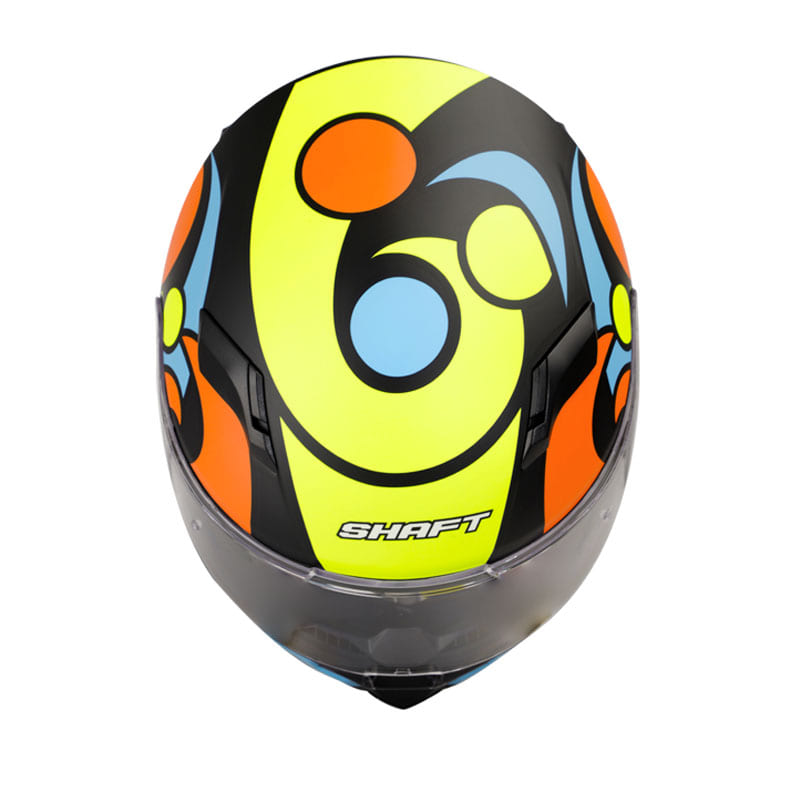 CASCO SHAFT SH-591 COLOR SHIFT MATE NEGRO AMARILLO NEON