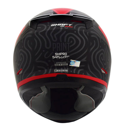 CASCO SHAFT SH-545PRO PRINT MATE ROJO NG