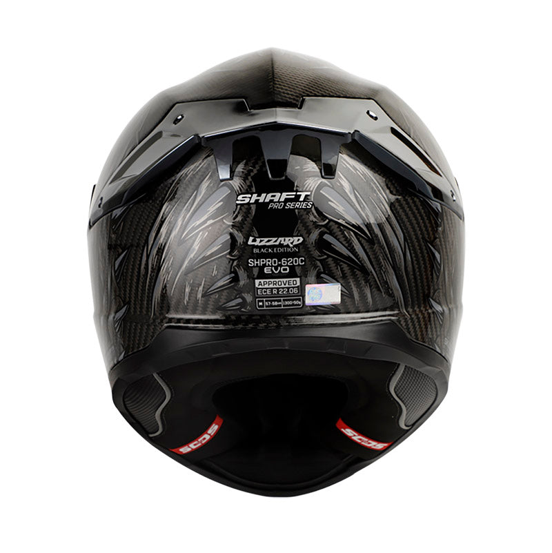CASCO SHAFT SH-620C EVO LIZZARD NEGRO GRIS VISOR PLATA