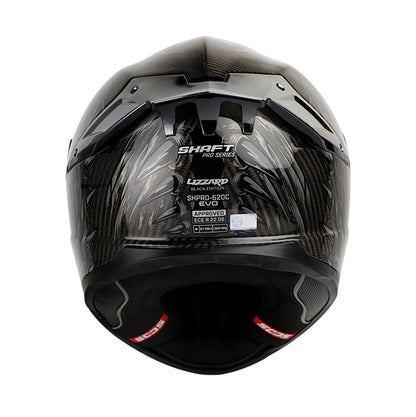 CASCO SHAFT SH-620C EVO LIZZARD NEGRO GRIS VISOR PLATA