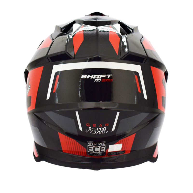 CASCO SHAFT SH-MX370DV PRO GEAR NEGRO ROJO