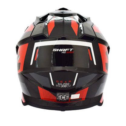 CASCO SHAFT SH-MX370DV PRO GEAR NEGRO ROJO