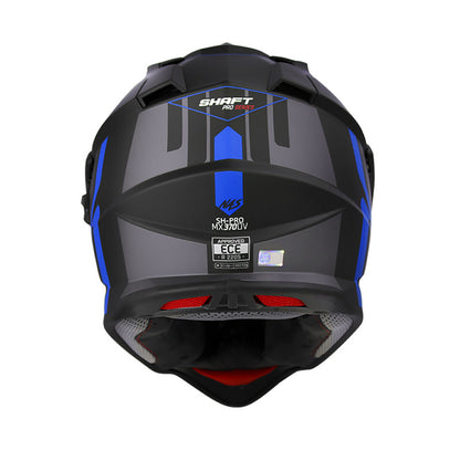 CASCO SHAFT SH-MX370DV PRO NAS MATE NEGRO AZUL