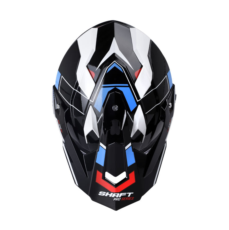 CASCO SHAFT SH-MX370DV PRO KAOS NEGRO BLANCO