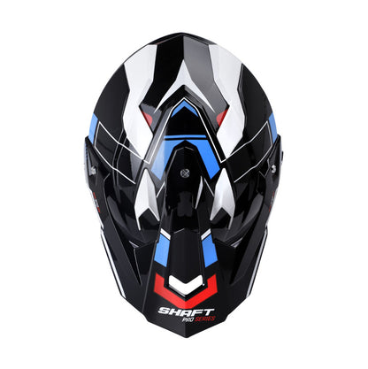 CASCO SHAFT SH-MX370DV PRO KAOS NEGRO BLANCO