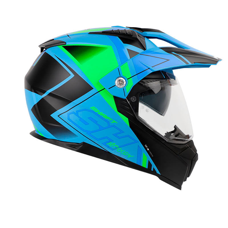 CASCO SHAFT SH-MX380DV HYPER MATE AZUL NEGRO