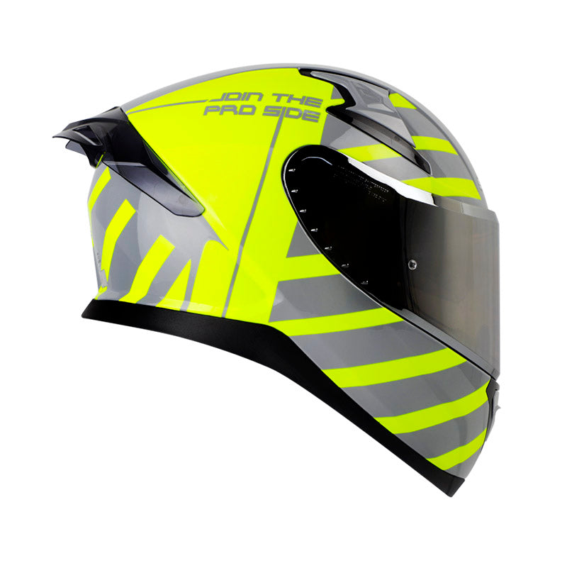 CASCO SHAFT SH-612DV PRO SIDES BRILLANTE GRIS AMARILLO NEON