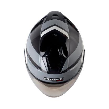 CASCO SHAFT SH-240DV PRO MAISON GRIS OSCURO BLANCO IRIDIUM
