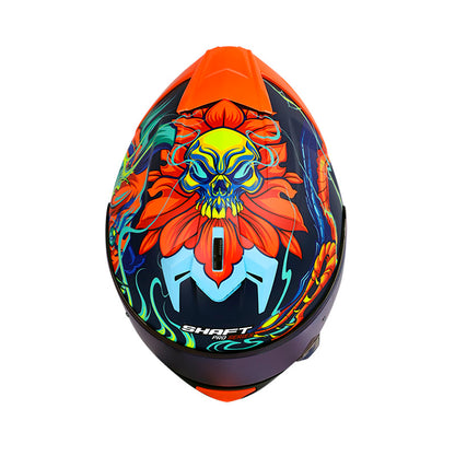 CASCO SHAFT SH-610EVO FIRE THUNDER MATE AZUL TURQUESA