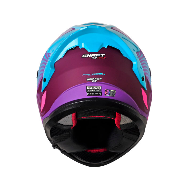 CASCO SHAFT SH-610EVO PROGREX MATE MORADO AZUL