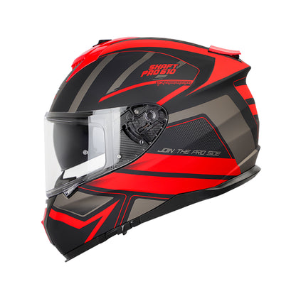 CASCO SHAFT SH-610DV PRO CEROTON MATE NEGRO ROJO
