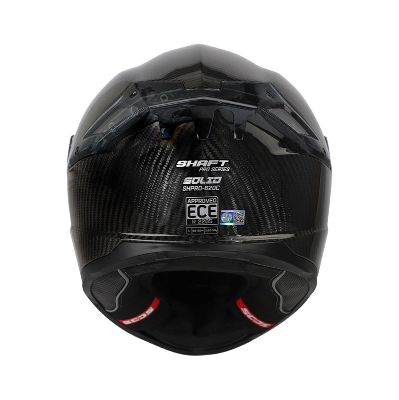 CASCO SHAFT SH-620CEVO SOLID 3K CARBON NEGRO VISOR PLATA