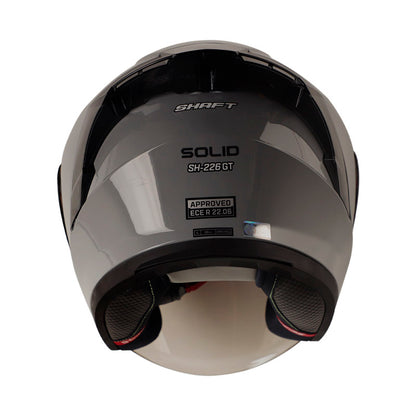 CASCO SHAFT SH-226GT SOLID GRIS OSCURO GRIS VISOR IRIDIUM