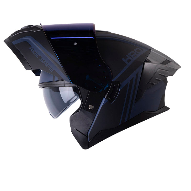 CASCO HRO HRO-3480DV EVO COLD MATE AZUL OSCURO NEGRO