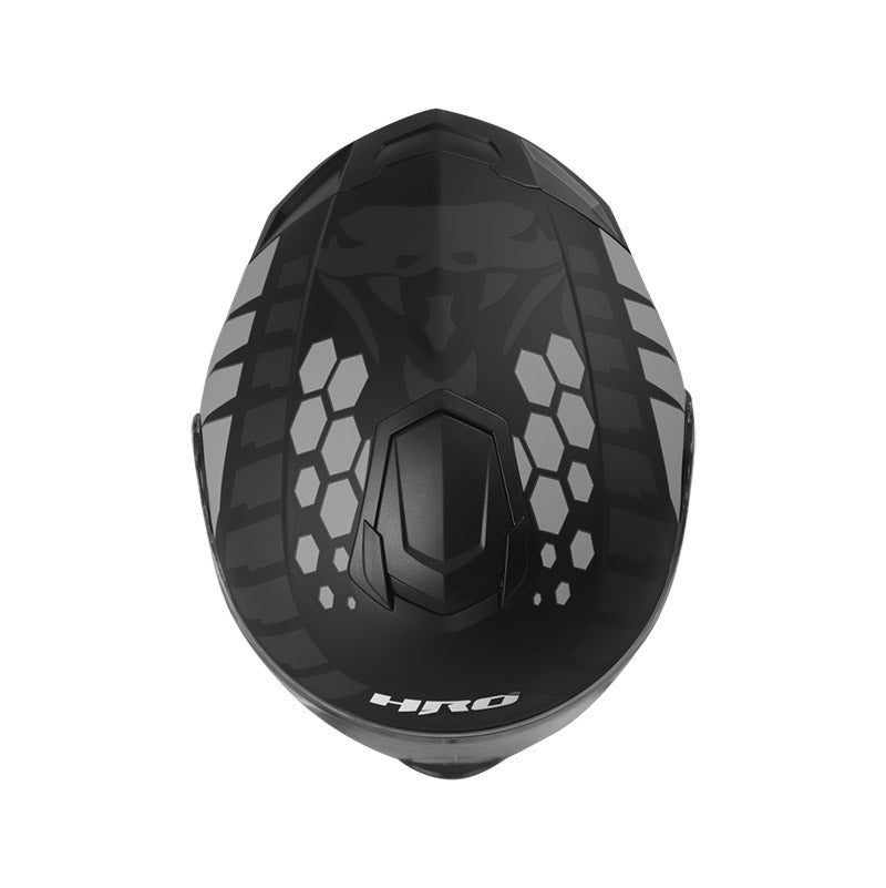 CASCO HRO HRO-3480DV FANGS MATE NEGRO GRIS