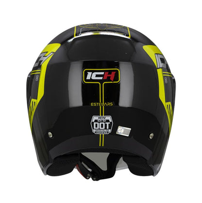 CASCO ICH ICH-101 STELARS NEGRO AMARILLO NEON