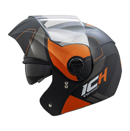 CASCO ICH ICH-3110DV CHIP MATE NEGRO NARANJA NEON