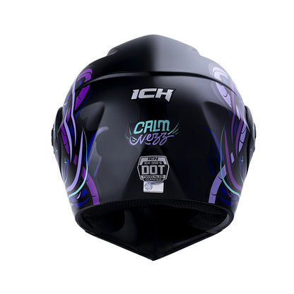 CASCO ICH ICH-3110S CALMNEZZ NEGRO TURQUESA