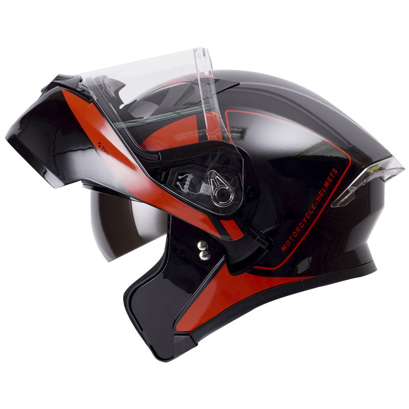 CASCO ICH ICH-3120DV BAGNAIA NEGRO ROJO VISOR TRAN