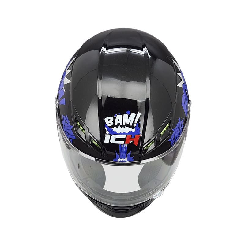 CASCO ICH ICH-501SP BOOM NEGRO AZUL