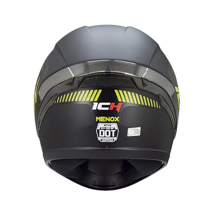CASCO ICH ICH-501SP MENOX MATE NEGRO AMARILLO NEON