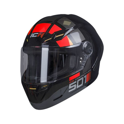CASCO ICH ICH-501SP ROAD NEGRO ROJO