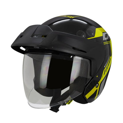 CASCO ICH ICH-101 STELARS NEGRO AMARILLO NEON