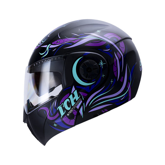 CASCO ICH ICH-3110S CALMNEZZ MATE NEGRO TURQUESA