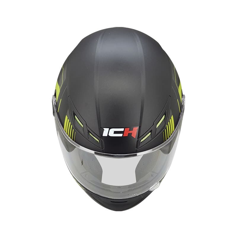 CASCO ICH ICH-501SP MENOX MATE NEGRO AMARILLO NEON