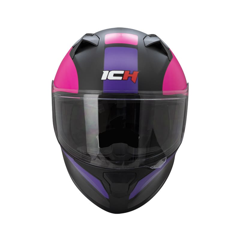 CASCO ICH ICH-503SP PAAK MATE NEGRO FUCSIA NEON