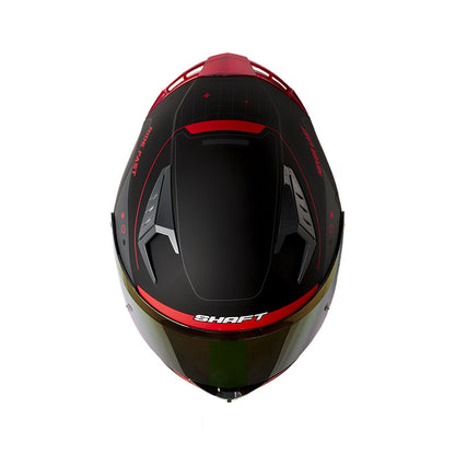 CASCO SHAFT SH-526SP SINNER MATE NEGRO ROJO VISOR IRIDIUM