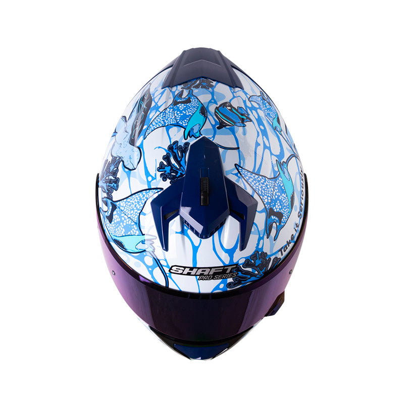 CASCO SHAFT SH-610DV PRO BLUER PLANET AZUL CLARO AZUL