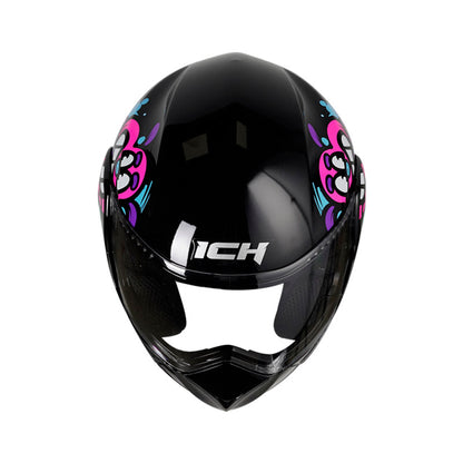 CASCO ICH ICH-3110S DREAM TEAM NEGRO FUCSIA NEON