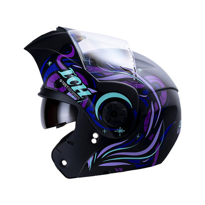 CASCO ICH ICH-3110S CALMNEZZ MATE NEGRO TURQUESA