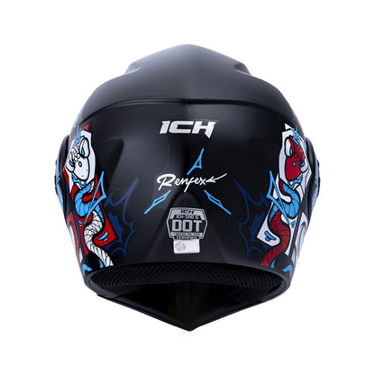 CASCO ICH ICH-3110S RENFEX MATE NEGRO BLANCO