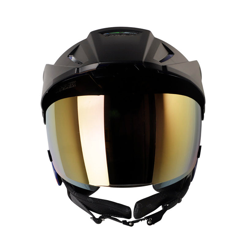 CASCO SHAFT SH-212 BAGGAGE MATE AZUL ROJO VISOR IRIDIUM