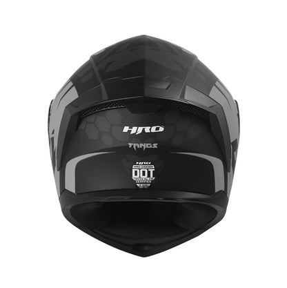 CASCO HRO HRO-3480DV FANGS MATE NEGRO GRIS