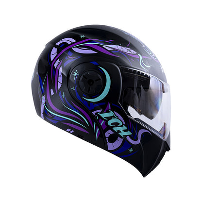 CASCO ICH ICH-3110S CALMNEZZ MATE NEGRO TURQUESA