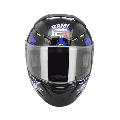 CASCO ICH ICH-501SP BOOM NEGRO AZUL