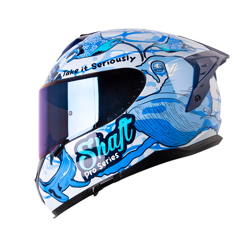 CASCO SHAFT SH-610DV PRO BLUER PLANET AZUL CLARO AZUL