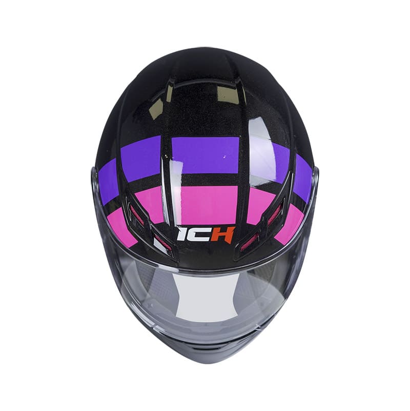 CASCO ICH ICH-501SP ROAD NEGRO FUCSIA NEON