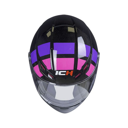 CASCO ICH ICH-501SP ROAD NEGRO FUCSIA NEON