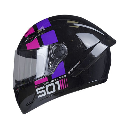 CASCO ICH ICH-501SP ROAD NEGRO FUCSIA NEON
