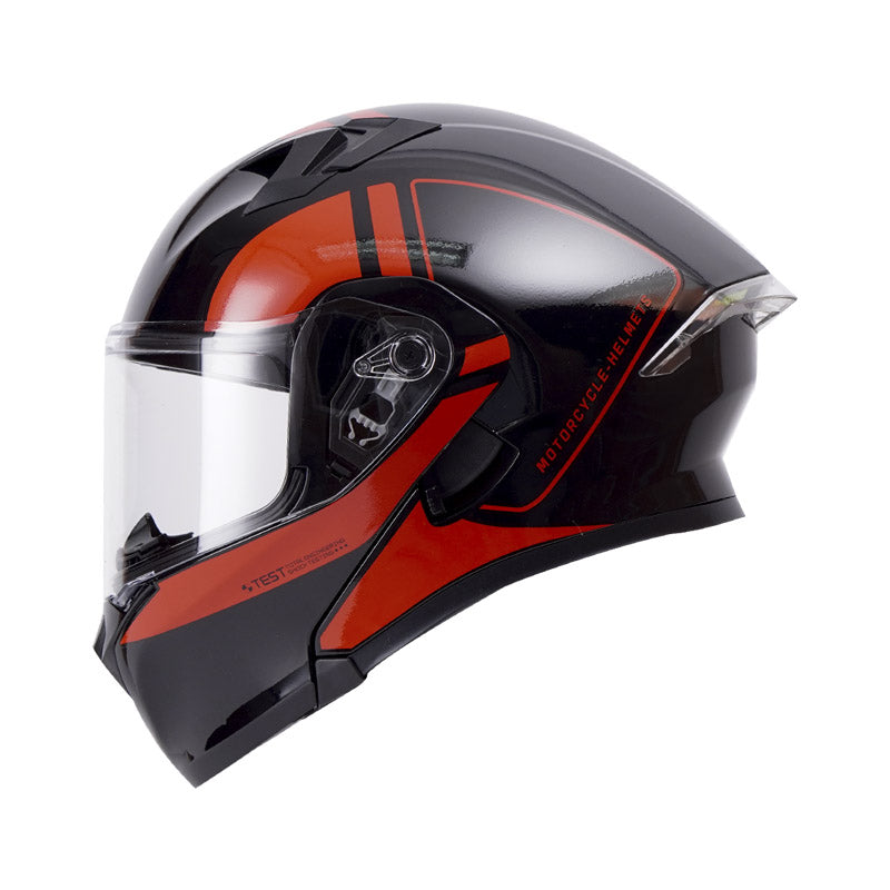CASCO ICH ICH-3120DV BAGNAIA NEGRO ROJO VISOR TRAN